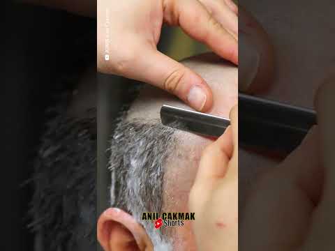 ASMR #shorts - Full HEAD Shave In Turkish Barber Shop