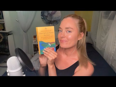 ASMR Deutsch 🇩🇪 Amerikanerin liest dir ein Buch vor 📙 (Seite umblättern, Fingerabdrücke, Klopfen)