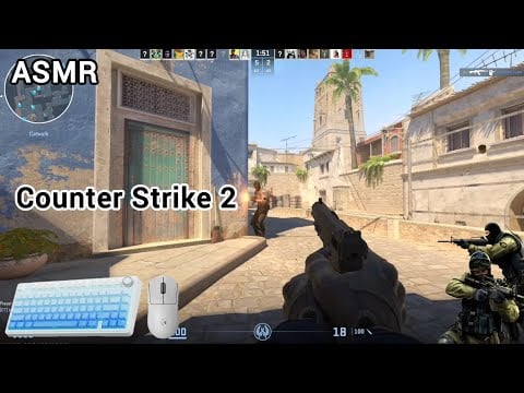 [ASMR Counter Strike 2] trying something new ♡ relaxing keyboard & mouth sounds