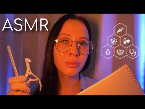 АСМР Врач💦Заботливый Осмотр😴Проверка ушек, горла, носа•ASMR Ролевая Игра Доктор