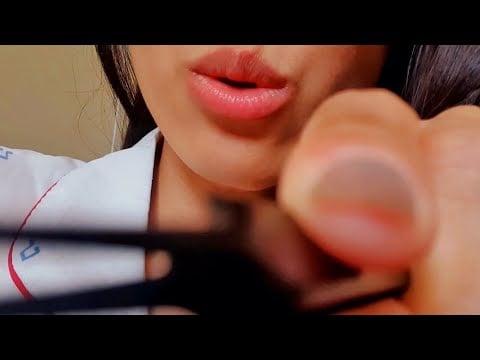 ASMR Ear Blowing For Earwax Removal 💗 ear cleaning, kiss breathing heartbeat, left to right binaural