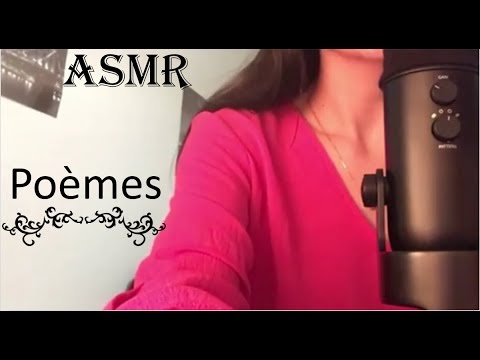 {ASMR} Poèmes chuchotées tout près du micro