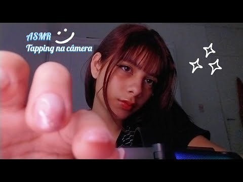 ASMR tapping na câmera, visual triggers e Mouth Sounds 💜💤