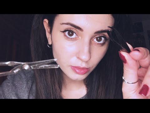 ASMR roleplay depilando tus cejas | ASMR en español