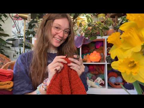 ✨🧶I Volunteer as Your Chatty Co-worker (whispered knit with me)🧶✨ NO MIDROLL ADS