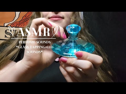 ASMR | Perfume Sounds *Glass Tapping+Lid Sounds*