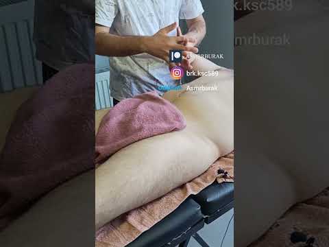 LEGENDARY RELAXING CHEST, ARM AND ABDOMEN MASSAGE #satisfying #relaxing #asmr #shorts #massage