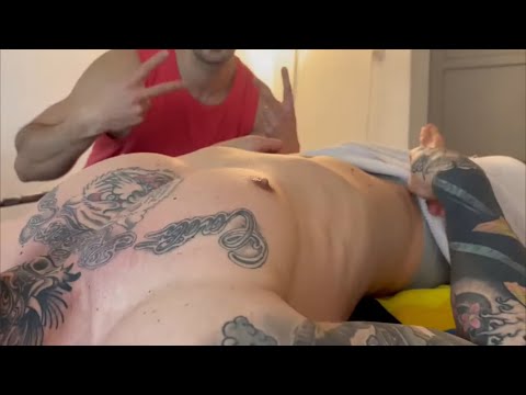 ASMR MASSAGE - Chest massage - Stress relief - No Talking