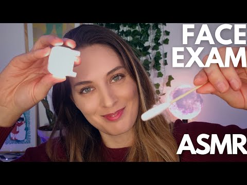 ASMR | Relaxing face examination, measurements & treatment | Soft spoken | Personal attention