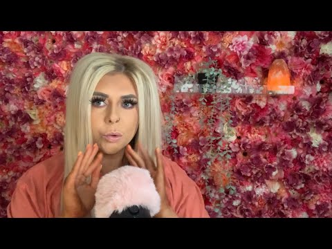 ASMR with squishy balls 🧡💜 ￼trigger assortment, whisper ramble, mic scratching, tongue clicking