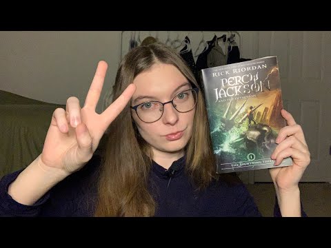 ASMR Cozy Reading you to Sleep: PJO The Lightning Thief Ch. 2 | soft-spoken ⚡️#percyjackson