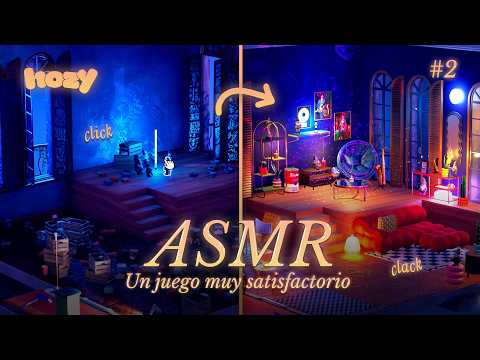 ASMR ✧ Llenando de magia estas habitaciones 🌃🌙 Hozy #2  [limpieza y decoración]