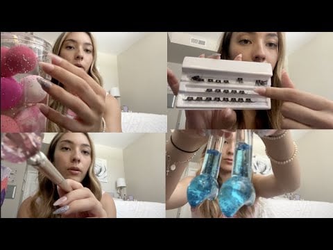 ASMR lofi trigger assortment ✨💝🐬💄 ~ soft spoken, personal attention