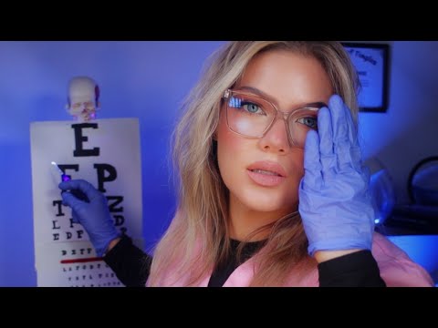 ASMR Visita Oculistica Completa 🌙 Esame della Vista per Rilassarti e Dormire