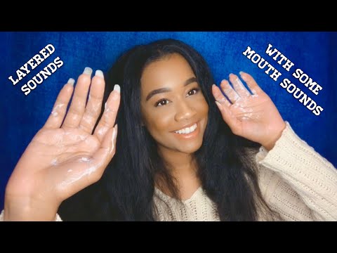 [ASMR] Dry vs. Moisturized Hand Sounds(Hand Sounds)(Hand Movements)