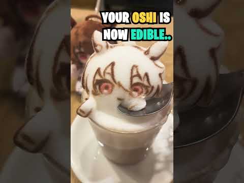 DID YOU KNOW... ? i eated her........🧍‍♀️🐴 .......... oshi latte art..... ❤️ #vtuber #umamusume