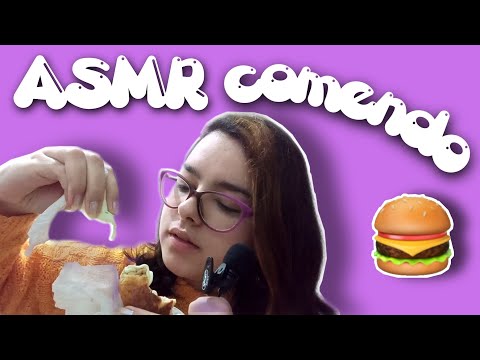 ASMR MUKBANG - EATING SONDS / COMENDO BAURU! 🍔