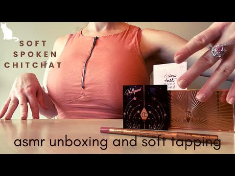 ASMR Unboxing gorgeous makeup, soft spoken