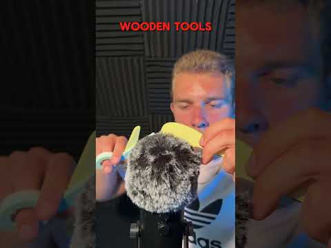 ASMR wooden tools vs real tools