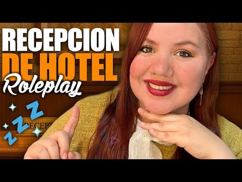 ASMR Recepcionista de HOTEL Spa RolePlay  | Teclado CREMOSO