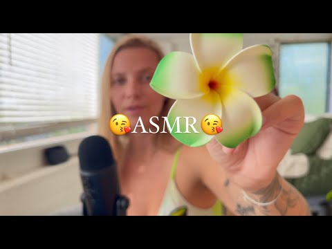 😘 asmr, echoed whispers, screen kisses