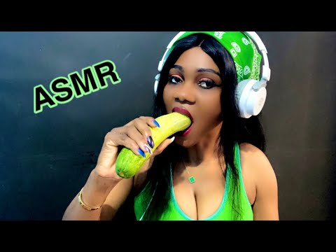 Cucumber ASMR | crunchy, not talking