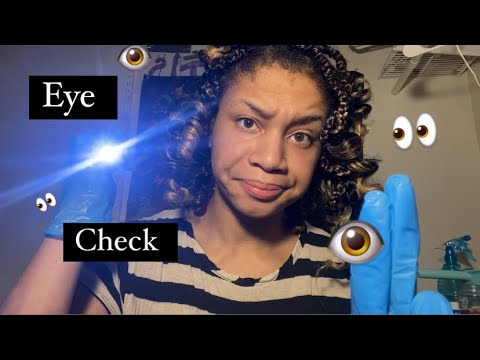 ASMR - Eye Test (Irina)