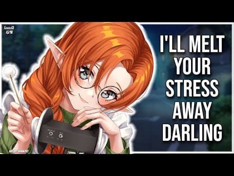 3DIO | Elf Girlfriend Makes A Virtual Ear Cleaning Ritual for You 💚 | Stress Relieving ASMR