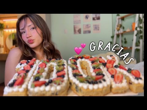 ASMR SUPER SUAVE MUKBANG 100K Comiendo TORTA 🎂❤️❤️❤️ SOMOS 100k