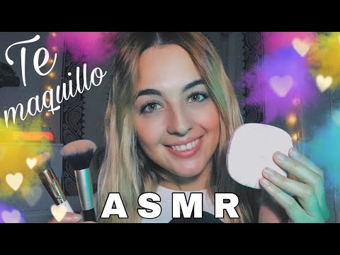 ASMR Español | Roleplay TE MAQUILLO 🥰💁🏼‍♀️ | Roleplay en ESPAÑOL