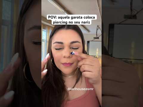 POV: aquela garota coloca piercing no seu nariz #humor #shorts