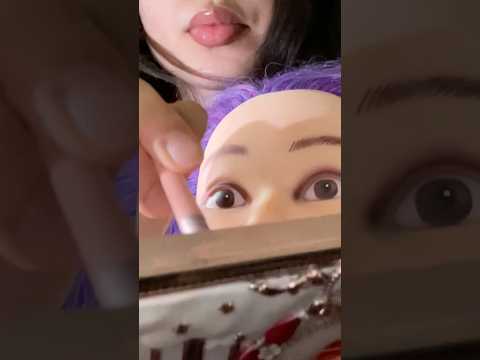 Soft Makeup On Mannequin #asmr full video on YouTube :)