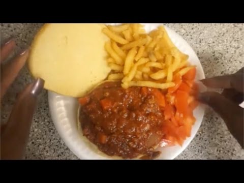 Sloppy Joe Muckbang | Fries ASMR Eating Sounds