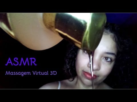 ASMR Massagem para Sentir de Olhos Fechados| Aos Sons de Cremes e Óleos| Massagista