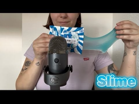 ASMR - Let‘s Try the Slime 🪼