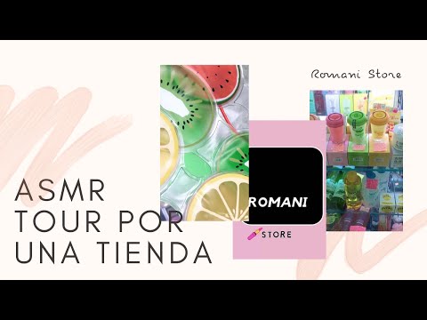 ASMR/ TOUR POR UNA TIENDA DE MAQUILLAJE / Tapping/ Romani Store/ Andrea ASMR 🦋