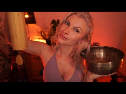 ASMR Guided Body Scan and Breathing Exercises for Anxiety Relief | Relaxation with Singing Bowl