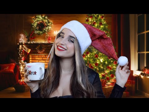 ASMR : On passe le réveillon de Noël ensemble ! ☕️🎁🎄🪵