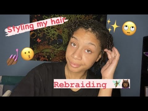ASMR - Braiding my Hair (Part 2)