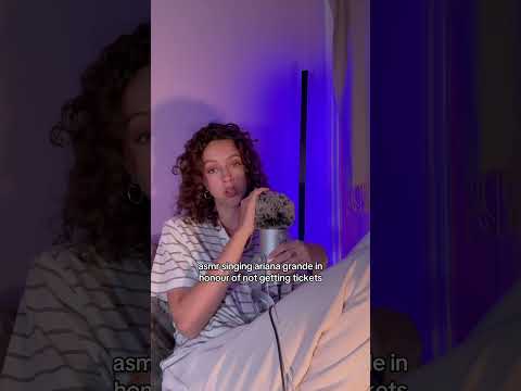 ASMR Singing Ariana Grande #asmr #asmrsinging