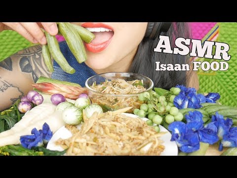 ASMR SPICY Bamboo Shoots ซุปหน่อไม้ + MUSHROOM SALAD + VEGGIES (EATING SOUNDS) NO TALKING | SAS-ASMR