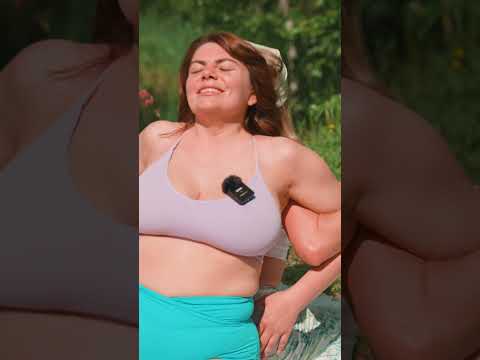 Fun stretching in nature with Yulia and Oksana #wellness