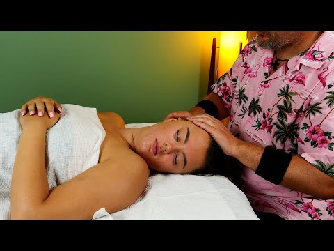1 Hour Migraine Relief Massage – Vagus Nerve, Jaw & Shoulder Release ASMR
