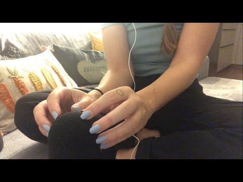 ASMR 15 mins of bare mic scratching 🎤😴 | no talking (intense mic sounds)