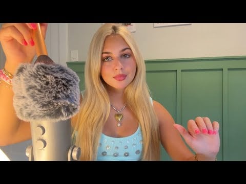 ASMR Anticipatory Triggers 🩵 Tapping, Brushing, Mic Triggers, Whispering
