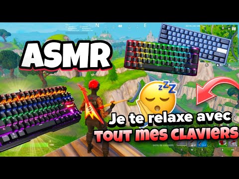 ASMR Français • Je te RELAXE AVEC TOUT MES CLAVIERS ULTRA RELAXANTS 😴💤 (typing)