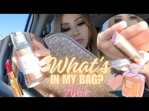 ASMR What's In My Bag? 👜💄(& the BEST throw & go lipstick)