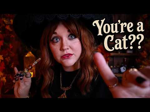 ASMR You're a Cat?! 🐈‍⬛ Witch Removes a Feline Curse Personal Attention Roleplay
