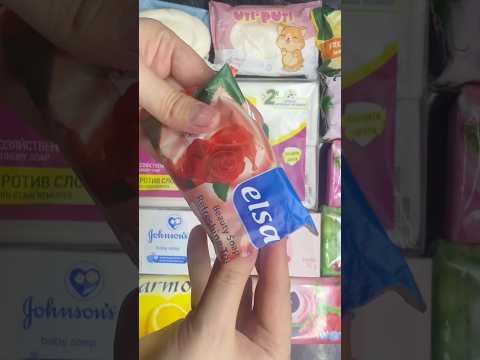 Unpacking soap 🫧🧼 #asmr #unpacking soap #asmrsounds