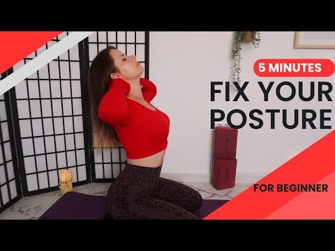 5-Minute Yoga to Improve Posture | Quick Daily Stretch for a Strong Back